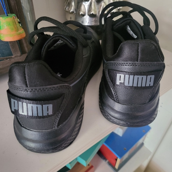 Men's Puma Anzarun Grid 'Black' sneakers - Picture 3 of 8